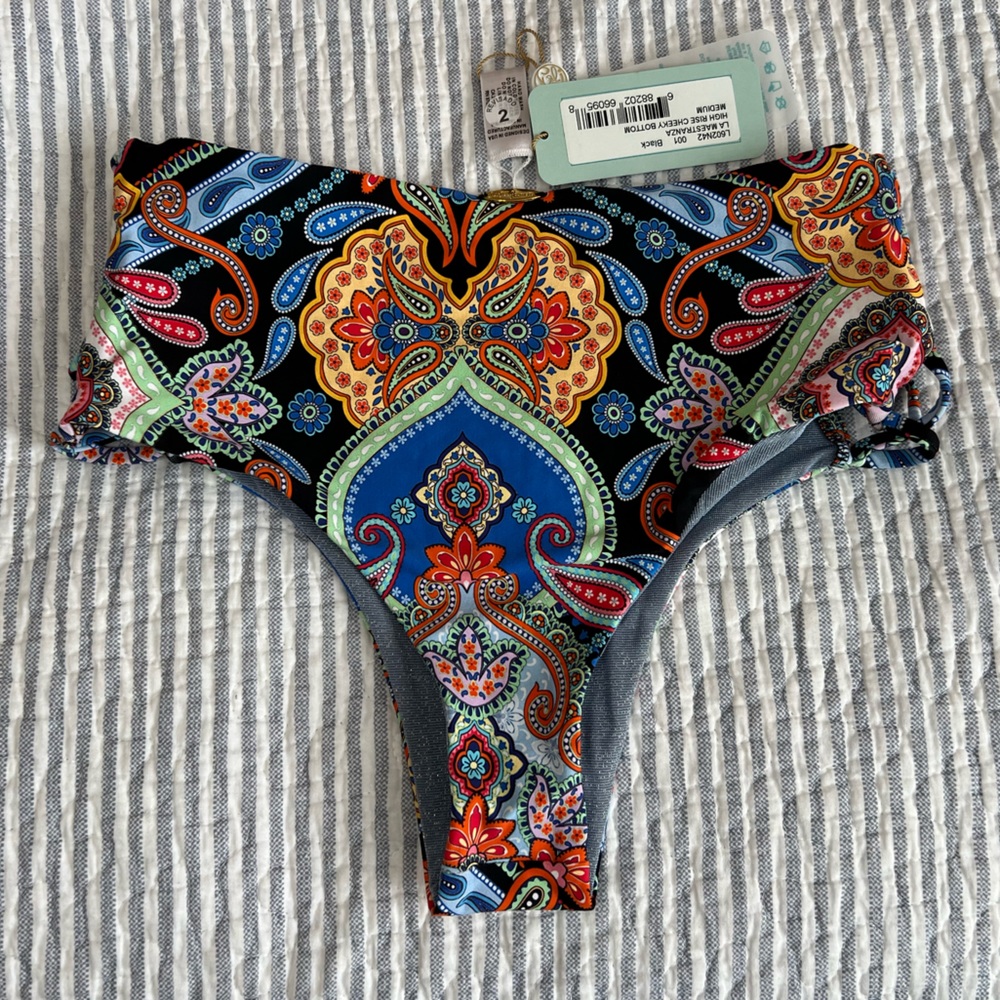 Luli Fama Maestranza high rise cheeky reversible bottoms